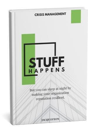 Mockup of book Stuff Happens